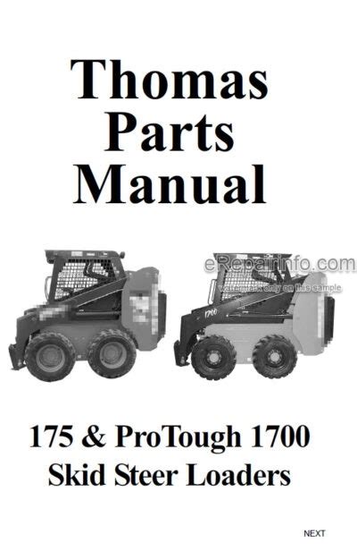 mustang 1700 skid steer manual|thomas 1700 skid steer parts.